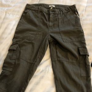 Joie khaki with beaded details